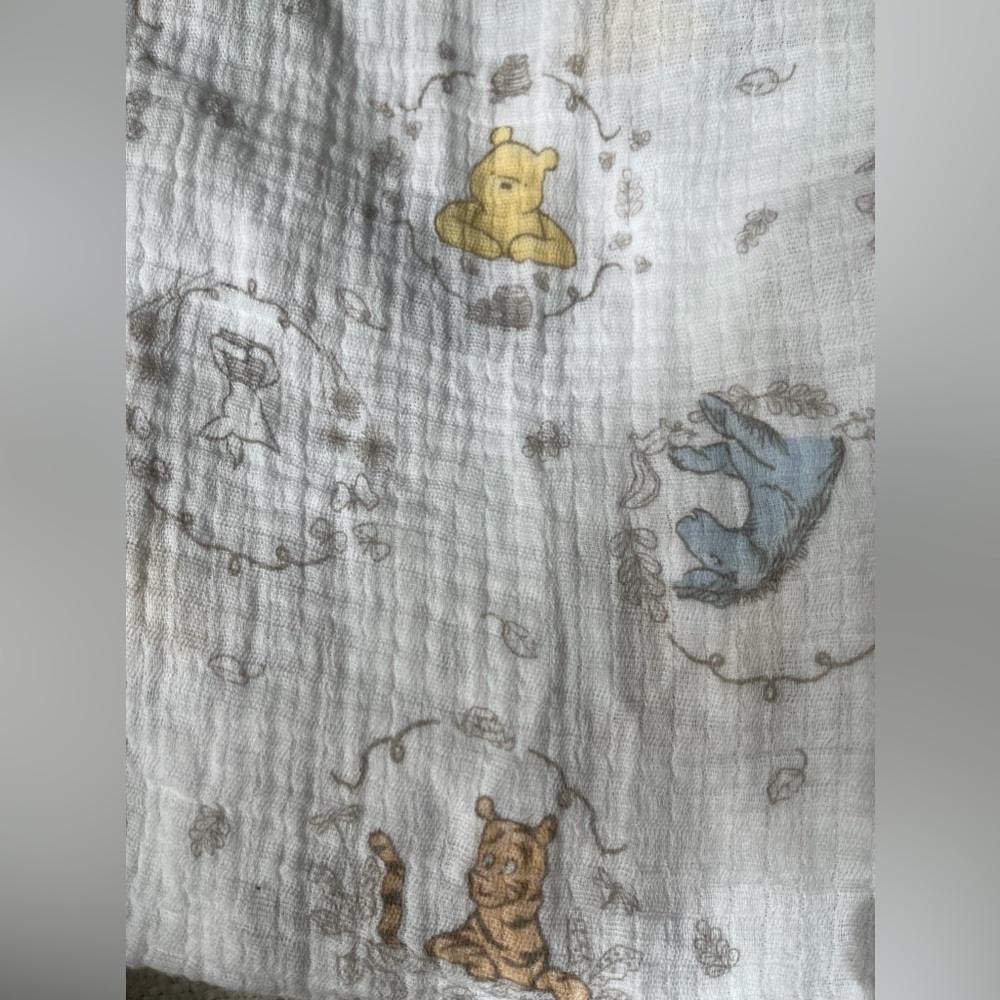 Aden + Anais Disney Baby Winnie the Pooh muslin swaddle blanket